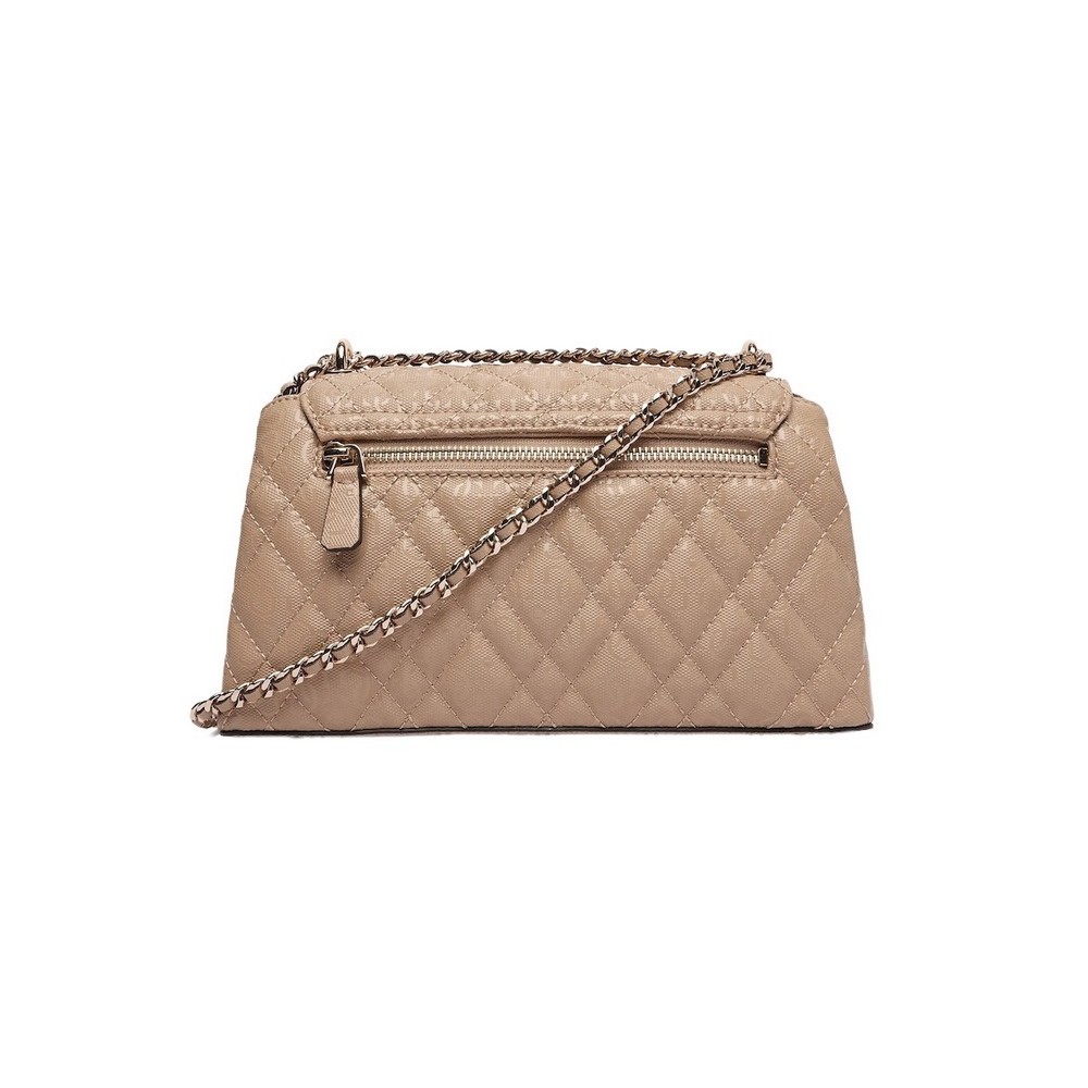 GUESS ISEMAY CONVERTIBLE XBODY FLAP ΤΣΑΝΤΑ ΓΥΝΑΙΚΕΙΑ MOCHA