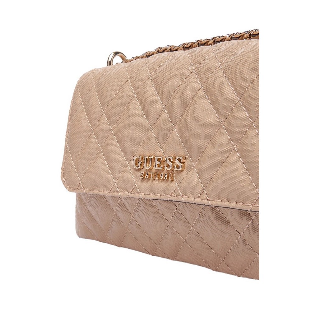 GUESS ISEMAY CONVERTIBLE XBODY FLAP ΤΣΑΝΤΑ ΓΥΝΑΙΚΕΙΑ MOCHA