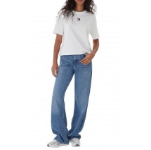 TOMMY JEANS BXY BADGE TEE EXT T-SHIRT ΜΠΛΟΥΖΑ ΓΥΝΑΙΚΕΙΑ ECRU