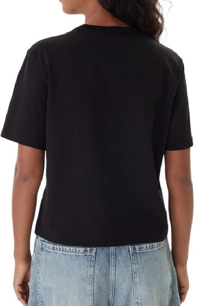 TOMMY JEANS BXY BADGE TEE EXT T-SHIRT ΜΠΛΟΥΖΑ ΓΥΝΑΙΚΕΙΑ BLACK