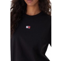 TOMMY JEANS BXY BADGE TEE EXT T-SHIRT ΜΠΛΟΥΖΑ ΓΥΝΑΙΚΕΙΑ BLACK