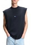 HUGO BOSS JERSEY NAVERTZ T-SHIRT ΜΠΛΟΥΖΑ ΑΝΔΡΙΚΗ NAVY