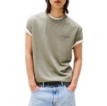 TOMMY JEANS  REG BLUR SCRIPT BACK TEE T-SHIRT ΜΠΛΟΥΖΑ ΑΝΔΡΙΚΗ KHAKI