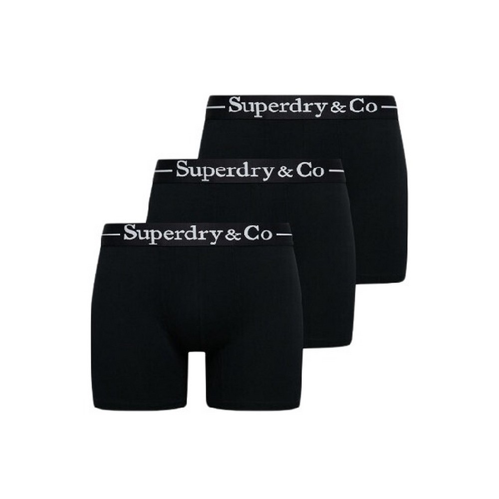 SUPERDRY SDRY & CO BOXER TRIPLE PACK ΕΣΩΡΟΥΧΟ ΑΝΔΡΙΚΟ BLACK
