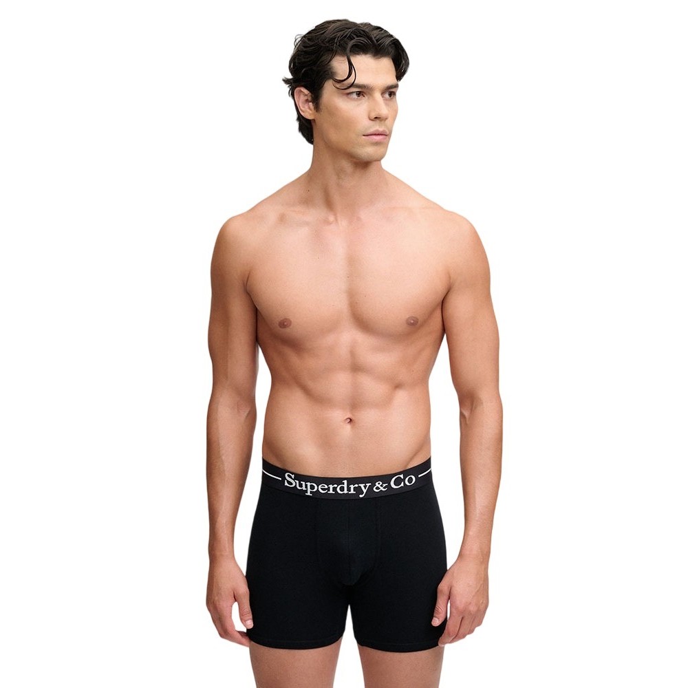 SUPERDRY SDRY & CO BOXER TRIPLE PACK ΕΣΩΡΟΥΧΟ ΑΝΔΡΙΚΟ BLACK