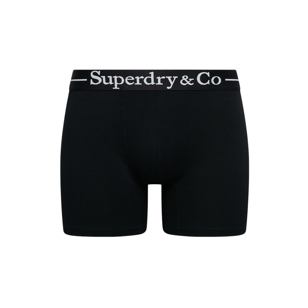 SUPERDRY SDRY & CO BOXER TRIPLE PACK ΕΣΩΡΟΥΧΟ ΑΝΔΡΙΚΟ BLACK