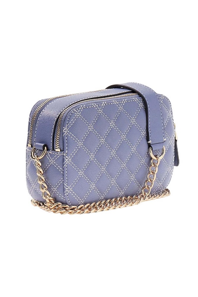 GUESS GIULLY II CAMERA BAG ΤΣΑΝΤΑ ΓΥΝΑΙΚΕΙΑ BLUE