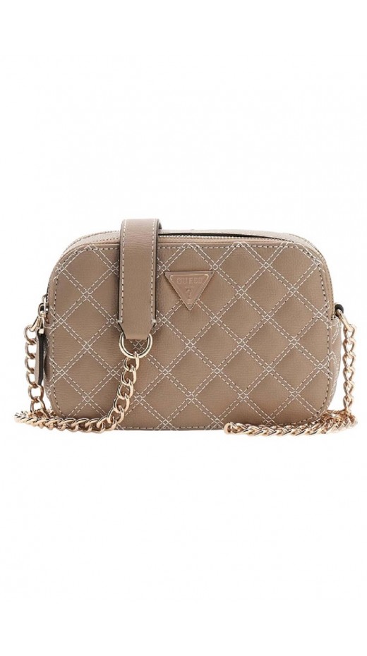 GUESS GIULLY II CAMERA BAG ΤΣΑΝΤΑ ΓΥΝΑΙΚΕΙΑ MOCHA