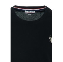 U.S.POLO BREN 000272 CHL4 TSHIRT SS T-SHIRT ΜΠΛΟΥΖΑ ΑΝΔΡΙΚΗ BLACK