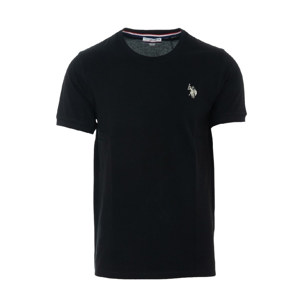 U.S.POLO BREN 000272 CHL4 TSHIRT SS T-SHIRT ΜΠΛΟΥΖΑ ΑΝΔΡΙΚΗ BLACK