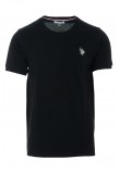 U.S.POLO BREN 000272 CHL4 TSHIRT SS T-SHIRT ΜΠΛΟΥΖΑ ΑΝΔΡΙΚΗ BLACK