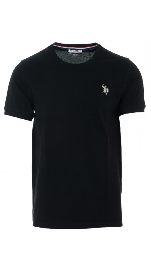U.S.POLO BREN 000272 CHL4 TSHIRT SS T-SHIRT ΜΠΛΟΥΖΑ ΑΝΔΡΙΚΗ BLACK