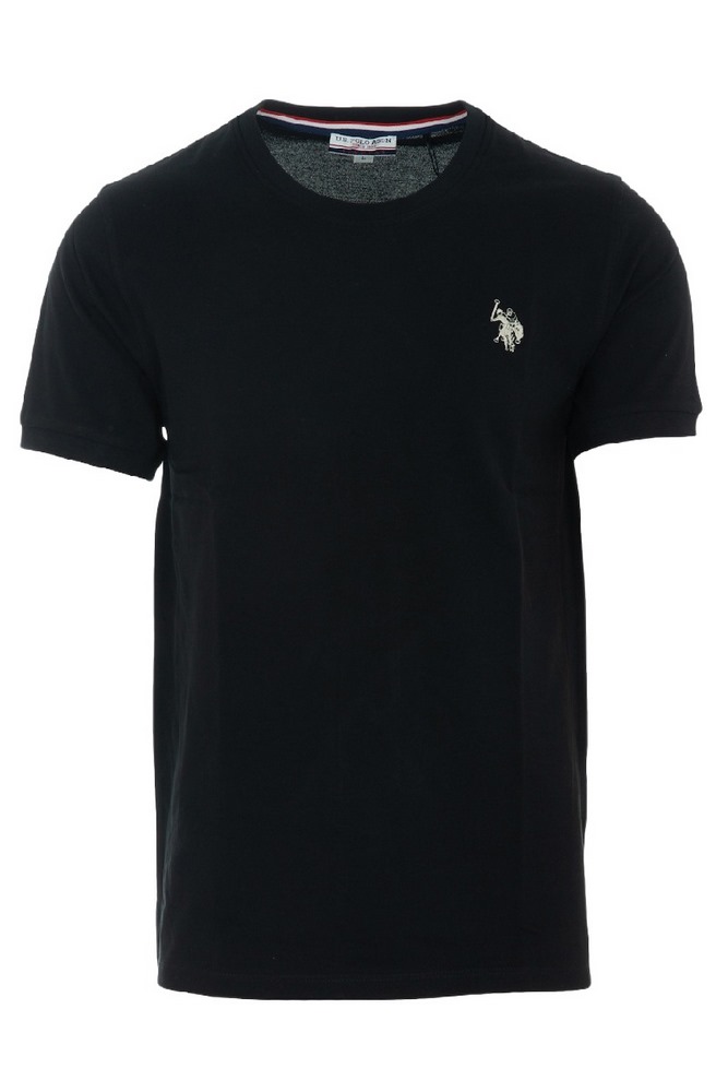 U.S.POLO BREN 000272 CHL4 TSHIRT SS T-SHIRT ΜΠΛΟΥΖΑ ΑΝΔΡΙΚΗ BLACK