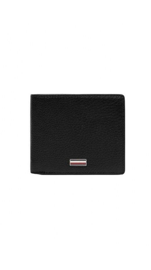 TOMMY HILFIGER CENTRAL CC FLAP AND COIN ΠΟΡΤΟΦΟΛΙ ΑΝΔΡΙΚΟ BLACK