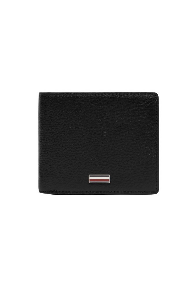 TOMMY HILFIGER CENTRAL CC FLAP AND COIN ΠΟΡΤΟΦΟΛΙ ΑΝΔΡΙΚΟ BLACK