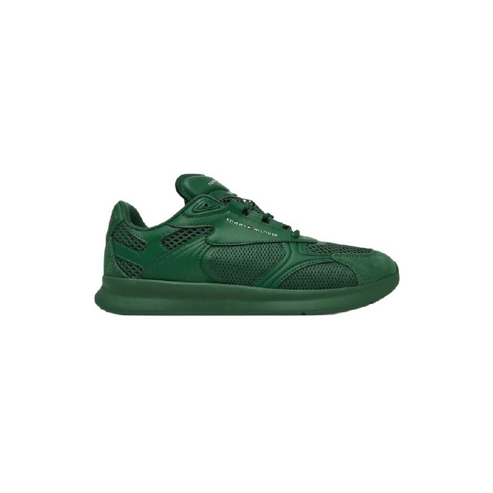 TOMMY HILFIGER LIGHTWEIGHT RUNNER MONOCOLOR ΠΑΠΟΥΤΣΙ ΑΝΔΡΙΚΟ GREEN