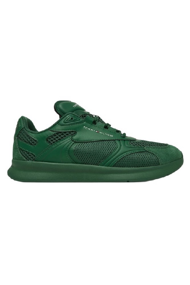 TOMMY HILFIGER LIGHTWEIGHT RUNNER MONOCOLOR ΠΑΠΟΥΤΣΙ ΑΝΔΡΙΚΟ GREEN