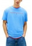 TOMMY JEANS REG LINEAR LOGO TEE EXT T-SHIRT ΜΠΛΟΥΖΑ ΑΝΔΡΙΚΗ CIEL