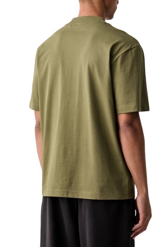 HUGO BOSS NIEROS JERSEY T-SHIRT ΜΠΛΟΥΖΑ ΑΝΔΡΙΚΗ MILITARY GREEN