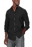 GUESS LS FLANNEL TWILL SHIRT ΠΟΥΚΑΜΙΣΟ ΑΝΔΡΙΚΟ BLACK