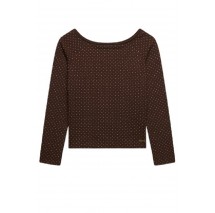 SUPERDRY BARDOT OFF SHOULDER ΤΟΠ ΜΠΛΟΥΖΑ ΓΥΝΑΙΚΕΙΑ CHESTNUT
