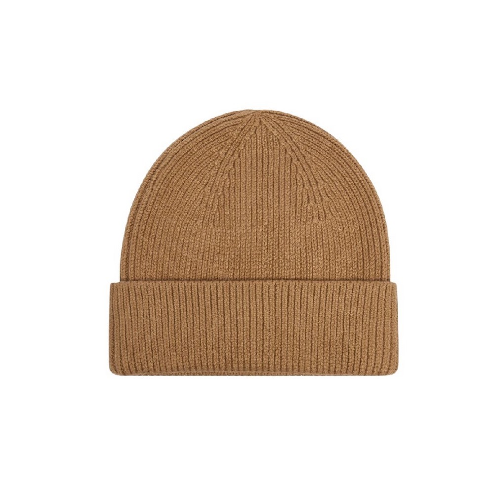 TOMMY HILFIGER FLAG KNIT BEANIE ΣΚΟΥΦΟΣ ΓΥΝΑΙΚΕΙΟΣ BEIGE