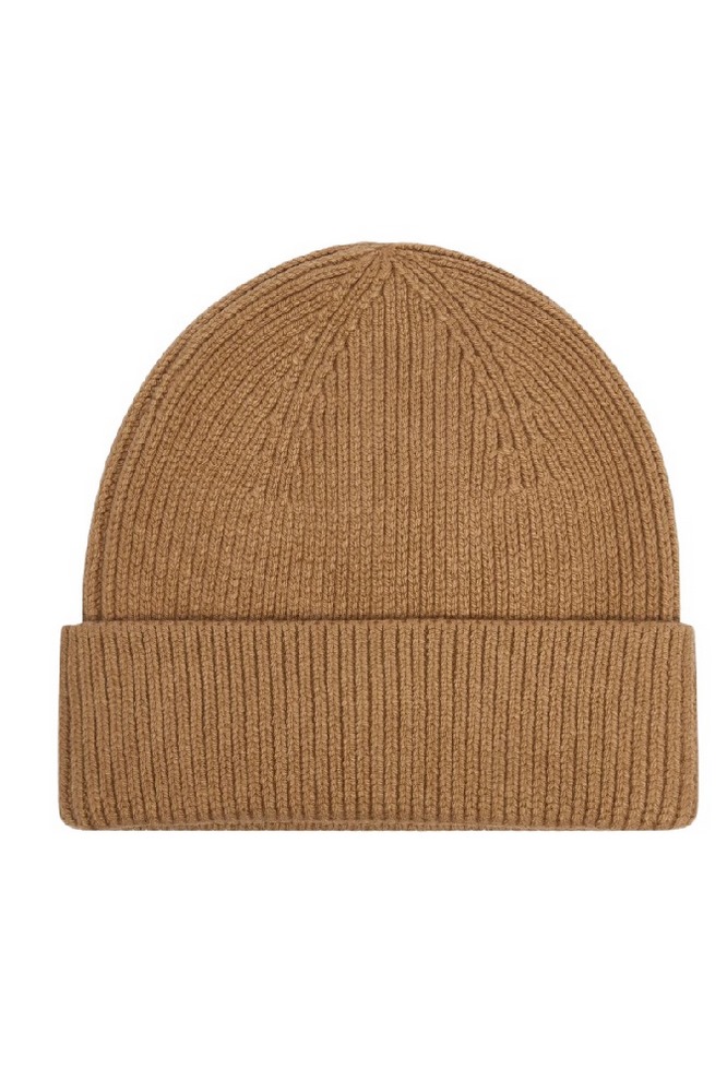 TOMMY HILFIGER FLAG KNIT BEANIE ΣΚΟΥΦΟΣ ΓΥΝΑΙΚΕΙΟΣ BEIGE