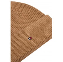 TOMMY HILFIGER FLAG KNIT BEANIE ΣΚΟΥΦΟΣ ΓΥΝΑΙΚΕΙΟΣ BEIGE
