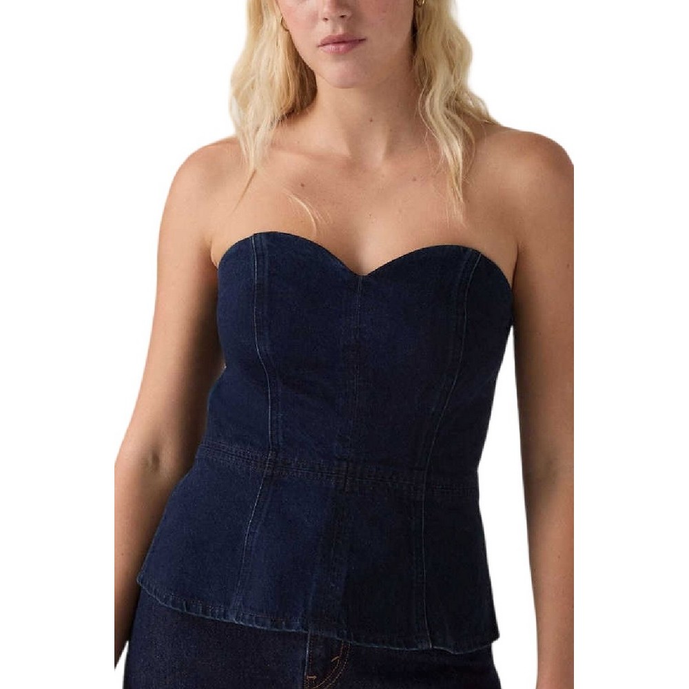 LEVIS SWEETHEART BUSTIER FLAT FINISH ΤΟΠ ΓΥΝΑΙΚΕΙΟ DARK INDIGO