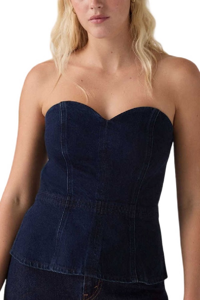 LEVIS SWEETHEART BUSTIER FLAT FINISH ΤΟΠ ΓΥΝΑΙΚΕΙΟ DARK INDIGO