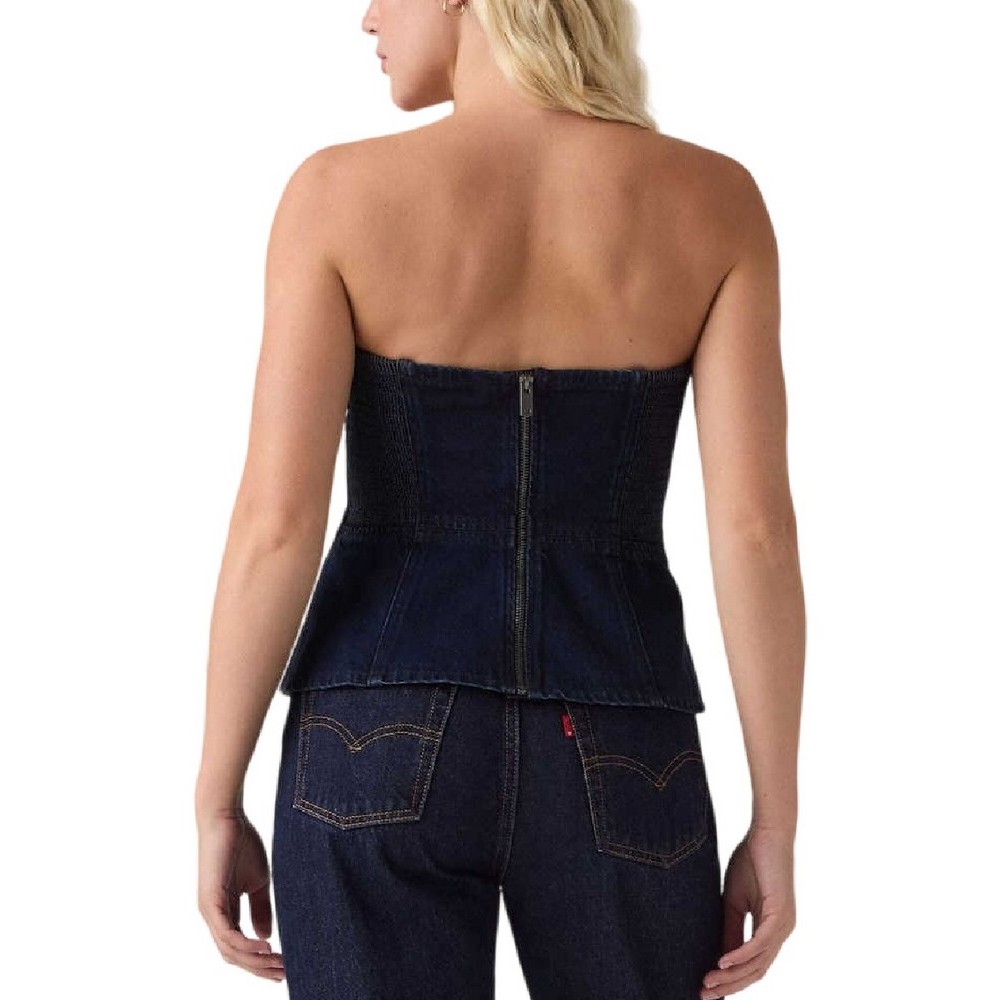 LEVIS SWEETHEART BUSTIER FLAT FINISH ΤΟΠ ΓΥΝΑΙΚΕΙΟ DARK INDIGO
