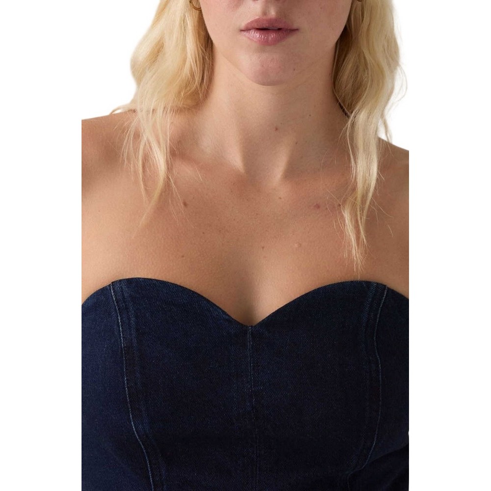LEVIS SWEETHEART BUSTIER FLAT FINISH ΤΟΠ ΓΥΝΑΙΚΕΙΟ DARK INDIGO