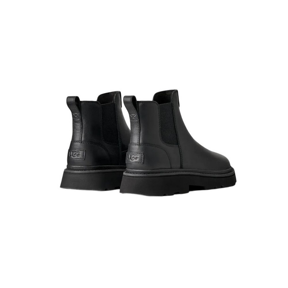 UGG CHELSEA LUG LEATHER ΠΑΠΟΥΤΣΙ ΑΝΔΡΙΚΟ BLACK