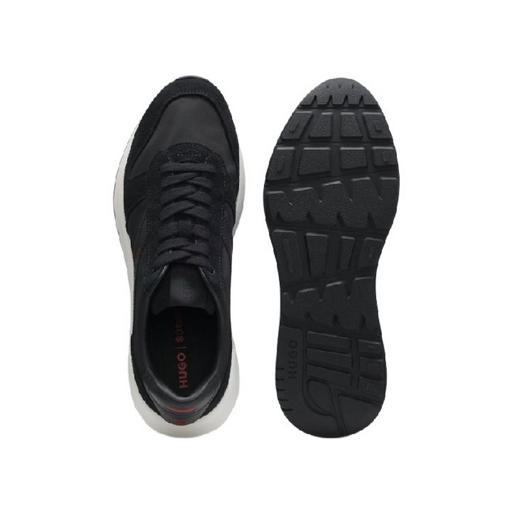HUGO BOSS GO3 NYMF LACE UP SNEAKERS ΠΑΠΟΥΤΣΙ ΑΝΔΡΙΚΟ BLACK