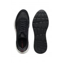 HUGO BOSS GO3 NYMF LACE UP SNEAKERS ΠΑΠΟΥΤΣΙ ΑΝΔΡΙΚΟ BLACK