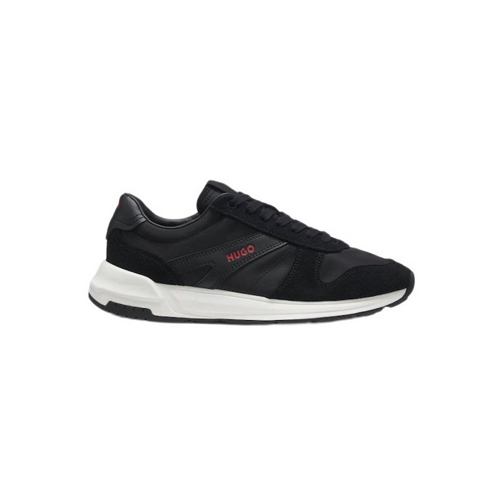 HUGO BOSS GO3 NYMF LACE UP SNEAKERS ΠΑΠΟΥΤΣΙ ΑΝΔΡΙΚΟ BLACK