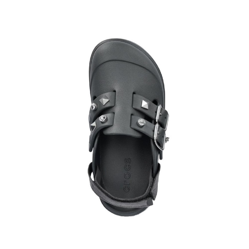 CROCS LOAFERETTE STAR STUDDED CLOG ΠΕΔΙΛΟ ΓΥΝΑΙΚΕΙΟ GREY