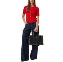 TOMMY HILFIGER JOY SATCHEL ΤΣΑΝΤΑ ΓΥΝΑΙΚΕΙΑ BLACK