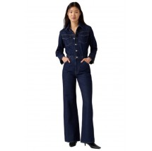 LEVIS WESTERN JUMPSUIT FLAT FINISH ΟΛΟΣΩΜΗ ΦΟΡΜΑ ΤΖΙΝ ΓΥΝΑΙΚΕΙΑ DARK INDIGO