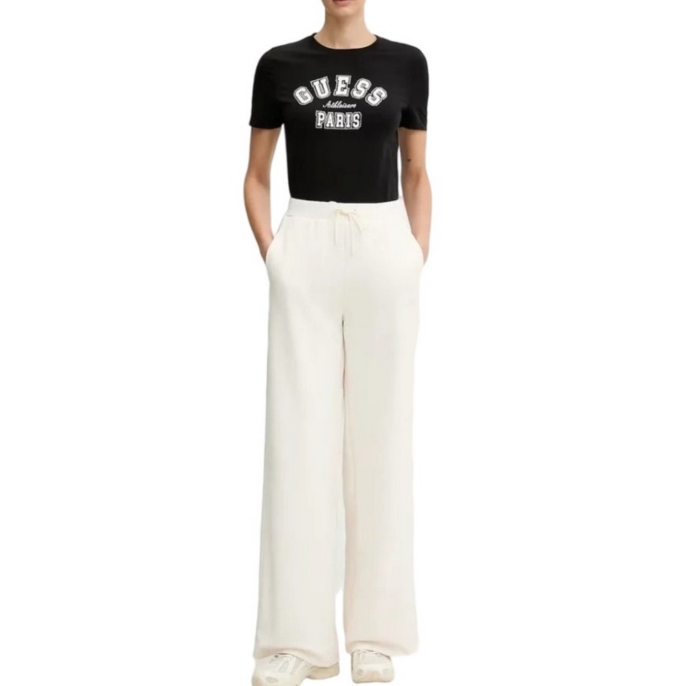 GUESS ANITA CN T-SHIRT ΜΠΛΟΥΖΑ ΓΥΝΑΙΚΕΙΑ BLACK