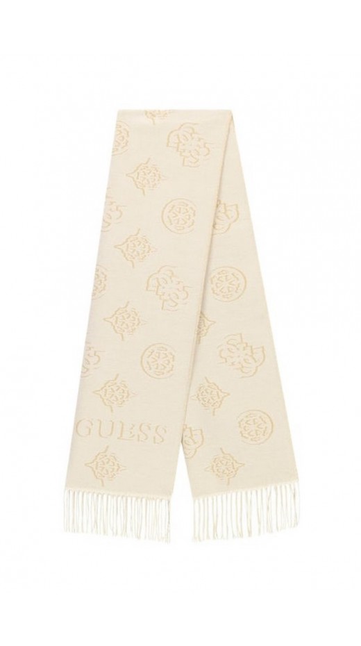 GUESS CARMELLA JCQURD SCARF ΚΑΣΚΟΛ ΓΥΝΑΙΚΕΙΟ ECRU