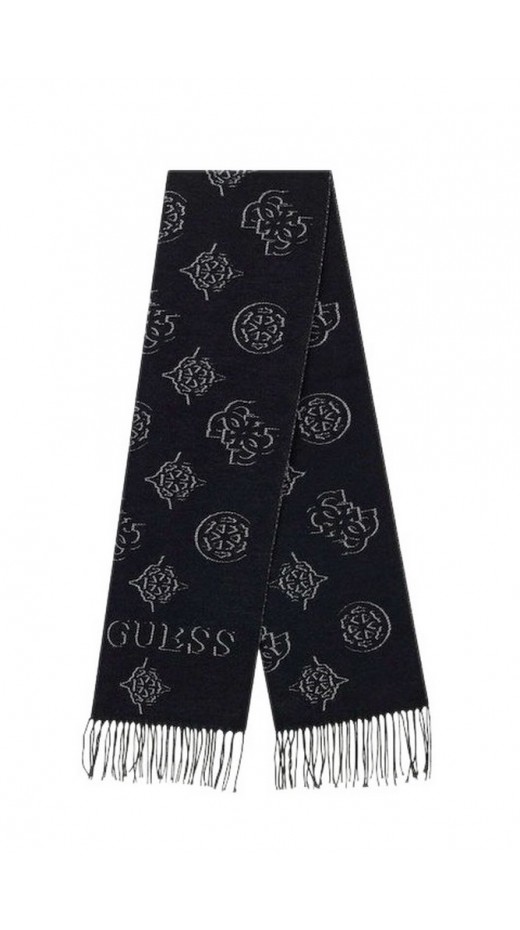 GUESS CARMELLA JCQURD SCARF ΚΑΣΚΟΛ ΓΥΝΑΙΚΕΙΟ BLACK