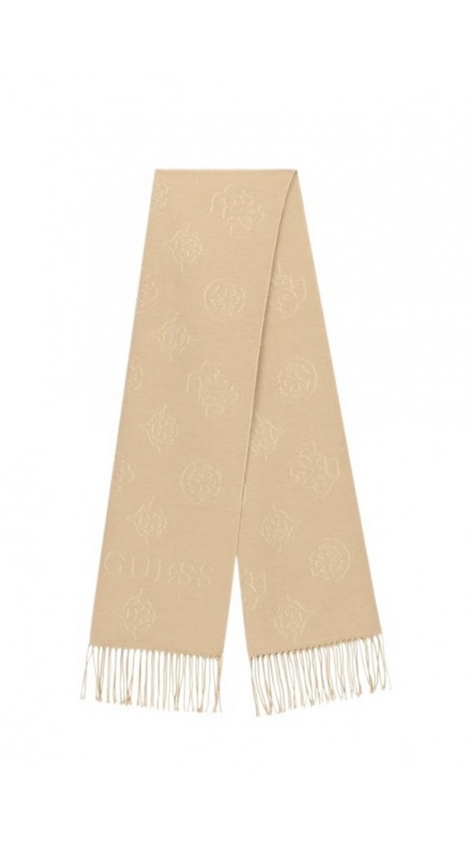 GUESS CARMELLA JCQURD SCARF ΚΑΣΚΟΛ ΓΥΝΑΙΚΕΙΟ LATTE