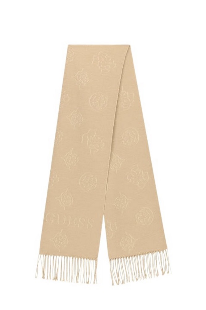 GUESS CARMELLA JCQURD SCARF ΚΑΣΚΟΛ ΓΥΝΑΙΚΕΙΟ LATTE
