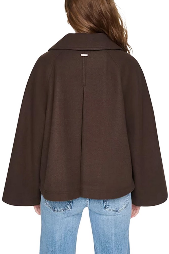 DKNY SHORT SWING COAT ΠΑΛΤΟ ΚΟΝΤΟ ΓΥΝΑΙΚΕΙΟ ESPRESSO