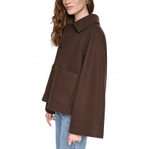 DKNY SHORT SWING COAT ΠΑΛΤΟ ΚΟΝΤΟ ΓΥΝΑΙΚΕΙΟ ESPRESSO