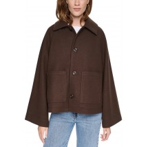 DKNY SHORT SWING COAT ΠΑΛΤΟ ΚΟΝΤΟ ΓΥΝΑΙΚΕΙΟ ESPRESSO