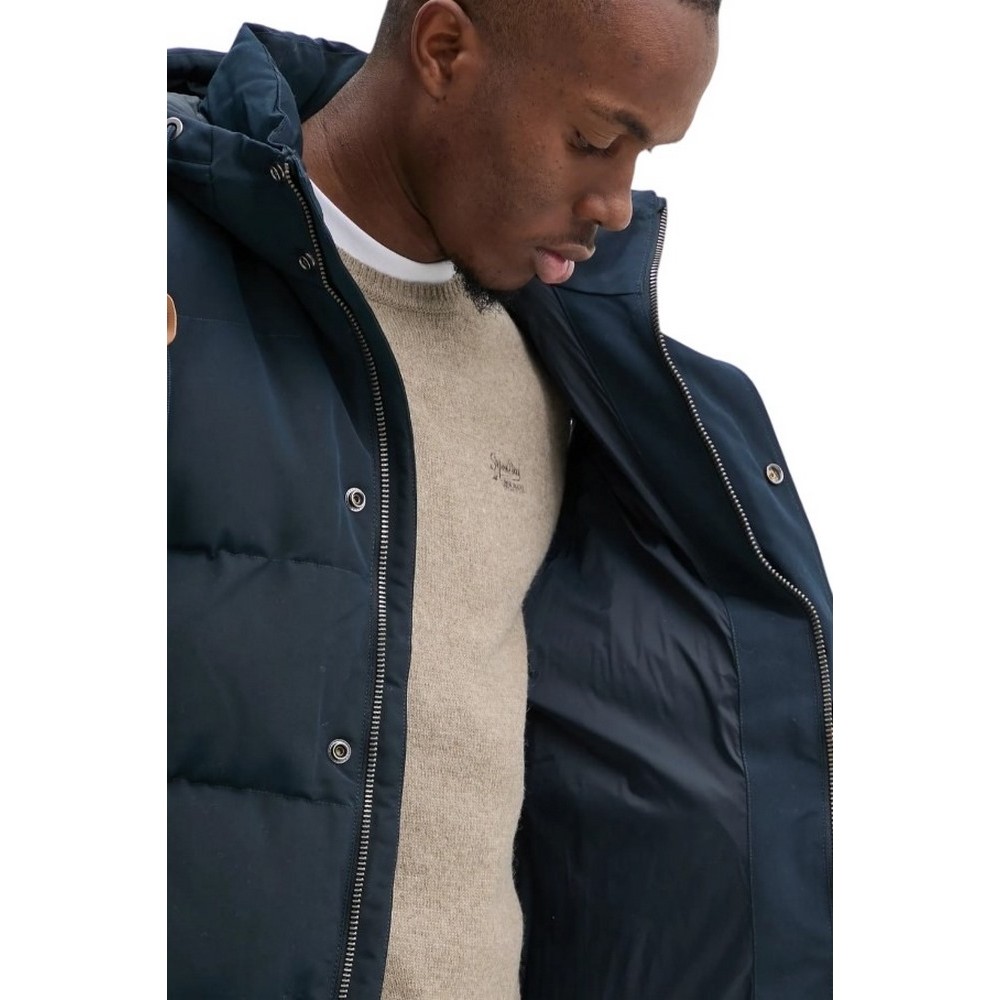 SUPERDRY D2 OVIN EVEREST HOODED PUFFER GILET ΜΠΟΥΦΑΝ ΑΝΔΡΙΚΟ DEEP NAVY