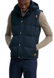 SUPERDRY D2 OVIN EVEREST HOODED PUFFER GILET ΜΠΟΥΦΑΝ ΑΝΔΡΙΚΟ DEEP NAVY