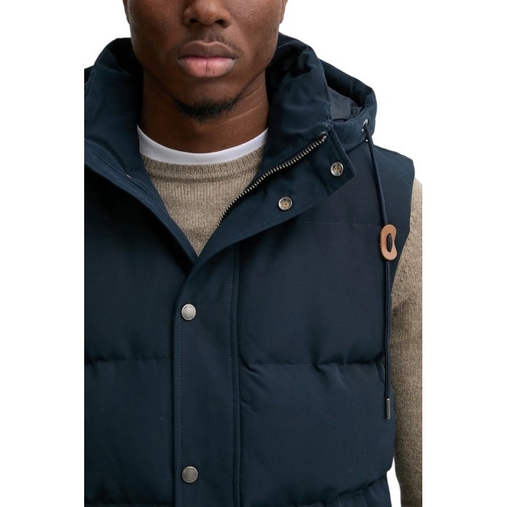 SUPERDRY D2 OVIN EVEREST HOODED PUFFER GILET ΜΠΟΥΦΑΝ ΑΝΔΡΙΚΟ DEEP NAVY